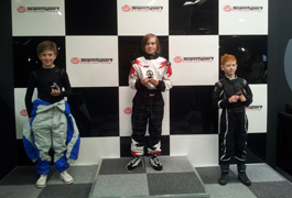 Racing Perfection Kart Academy Brighton Cadet Final Podium - Round 4